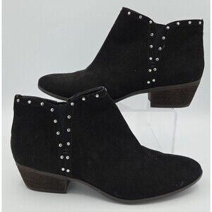 Circus by SAM EDLEMAN WOMENS ANKLE BOOTS BOOTIES SZ 9.5 M Studded Side Zip EUC